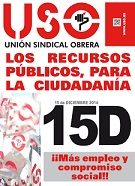 15 de diciembre. ¡Más empleo y compromiso social!.